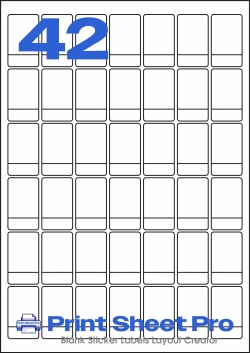 42UP 42UP_26x44_AAE042 template for aalabels