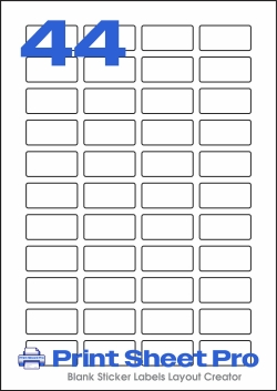 44UP 44UP_39x19_AAR044 template for aalabels