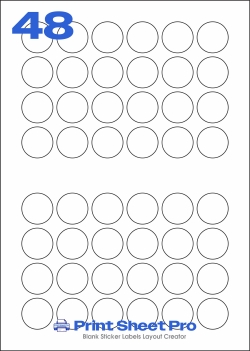 48UP 48UP_40dia_SRCX048 template for aalabels