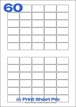 60UP 60UP_30x50_SRR060 template for aalabels