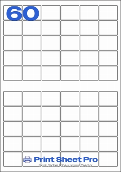 60UP 60UP_35x45_A3E060 template for aalabels