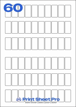60UP 60UP_51x25_SRRC60 template for aalabels