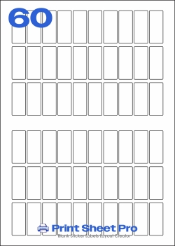 60UP 60UP_60x25_SRRG60 template for aalabels