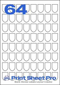 64UP 64UP_20x30_AAV064 template for aalabels
