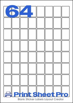 64UP 64UP_22x31_AAS064 template for aalabels
