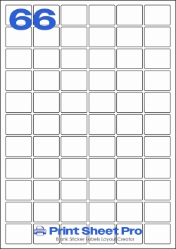 66UP 66UP_34x44_A3RA66 template for aalabels