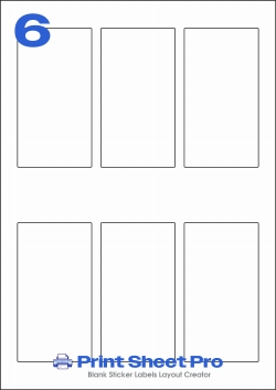 6UP 6UP_150x80_A3E006 template for aalabels
