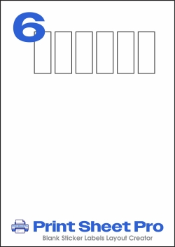 6UP 6UP_20x50_AACK06 template for aalabels