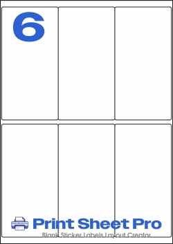 6UP 6UP_69x138_AAG006 template for aalabels