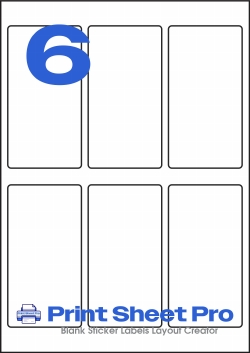 6UP 6UP_85x44_A5RG06 template for aalabels