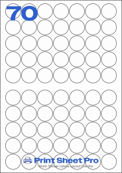 70UP 70UP_37dia_A3CX70 template for aalabels