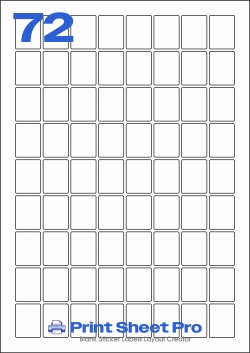 72UP 72UP_40x30_A3RA72 template for aalabels