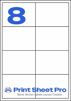 8UP 8UP_50x70_A5T008 template for aalabels