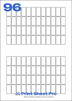 96UP 96UP_40x20_SRR096 template for aalabels