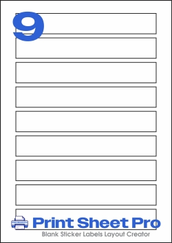 9UP 9UP_172x25_AAAR09 template for aalabels