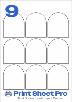 9UP 9UP_61x72_AAI009 template for aalabels