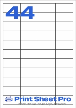 44UP 44UP_48.3x25.4_75244 template for A-One