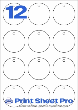 12UP 12UP_60.R6-RND_Round_Pendant template for Avery Zweckform