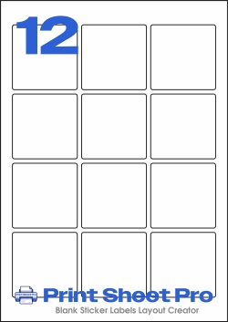 12UP 12UP_60x60-S_Square template for Avery Zweckform