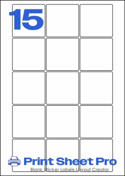 15UP 15UP_55x55-S_Square template for Avery Zweckform