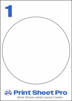 1UP 1UP_200-RND_Round template for Avery Zweckform