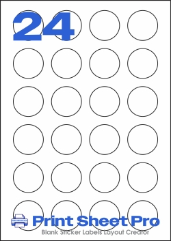 24UP 24UP_37-RND_Round template for Avery Zweckform