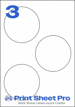 3UP 3UP_100-RND_Round template for Avery Zweckform