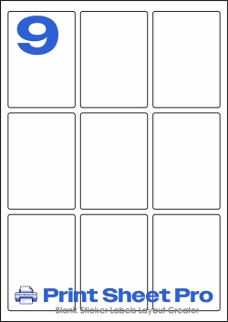 9UP 9UP_62x89-R_Rectangle template for Avery Zweckform