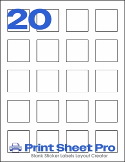 20UP 94106 template for Avery US