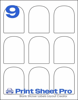 9UP 94126 template for Avery US
