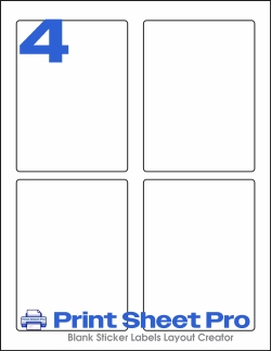 4UP 94127 template for Avery US