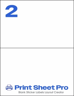 2UP 94229 template for Avery US