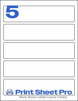 5UP 94232 template for Avery US