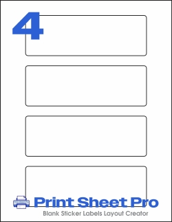 4UP 94242 template for Avery US
