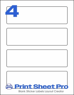 4UP 94243 template for Avery US