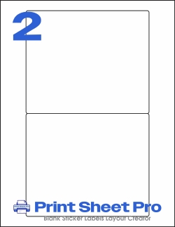 2UP 94257 template for Avery US