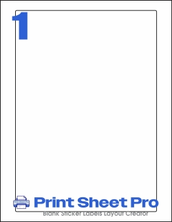 1UP 94263 template for Avery US