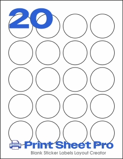 20UP 94508 template for Avery US