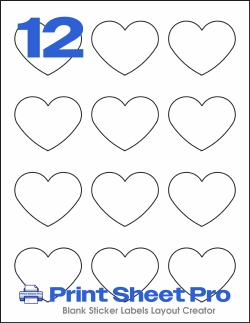 12UP 94603 template for Avery US