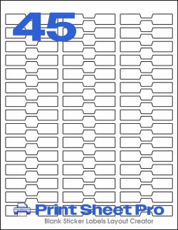 45UP 94749 template for Avery US