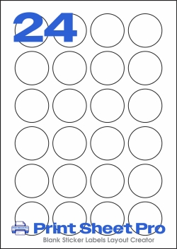 24UP 24UP_40dia_CL2440 template for Cloud Labels