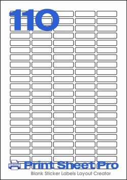 110UP 110UP_33x9_FS110 template for flexilabels