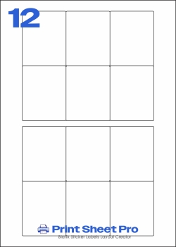 12UP 12UP_100x80_FL6R3 template for flexilabels