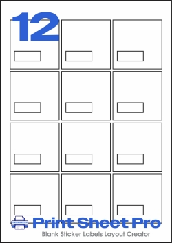 12UP 12UP_60x60-32x12_FDRX12 template for flexilabels