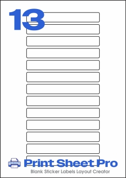 13UP 13UP_122x16_FR13 template for flexilabels