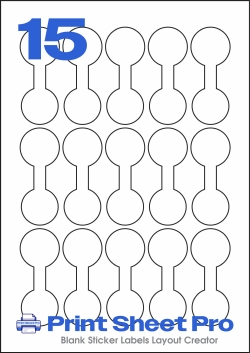 15UP 15UP_33x82_FCT15 template for flexilabels