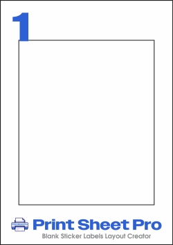 1UP 1UP_165x200_FRZX1 template for flexilabels