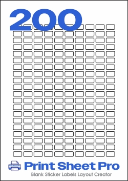200UP 200UP_14x8_FRR200 template for flexilabels