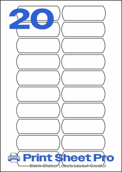 20UP 20UP_75x25_FRR20 template for flexilabels