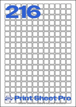 216UP 216UP_13x13_FS216 template for flexilabels